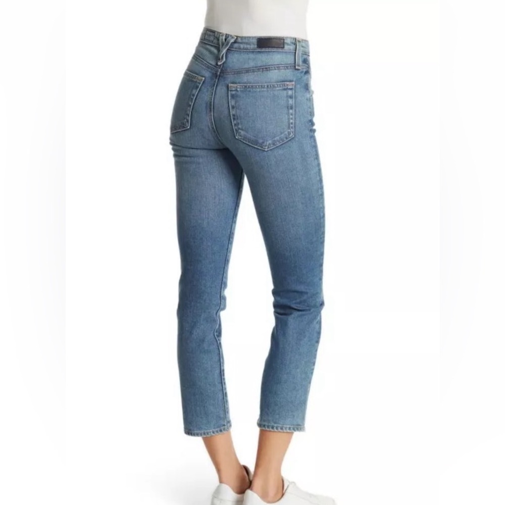 AG Adriano Goldschmied Seamed Isabelle High Rise Straight Crop Jean size 29R - Picture 10 of 10